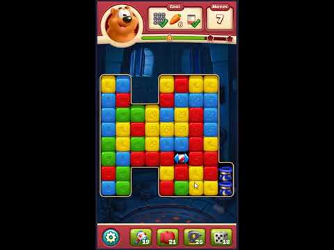 Toon Blast Level 1803 - NO BOOSTERS 🐻🐺🐱 | SKILLGAMING ✔️