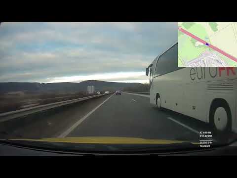 Hungary. Motorway M1, Levél — Budapest, 2020, 4x