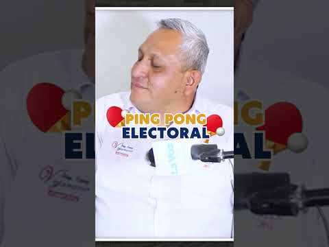 Ping pong con el candidato Rony Vejarano por Huancayo