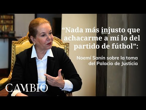 Noemí Sanín habla sobre las comunicaciones durante el asalto al Palacio de Justicia | CAMBIO