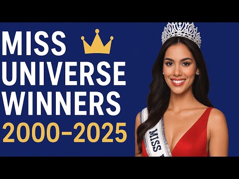 Every Miss Universe Winner 2000–2025 👑 | Fast Recap for USA Fans