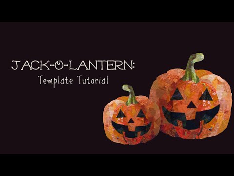 Jack O Lantern Template Tutorial