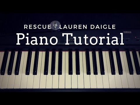 Rescue - Lauren Daigle (Piano Tutorial) || Kimberly Rose