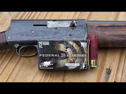 Federal Flite Control 9 Pellet 00 Buck In A 70 Year Old Browning A-5? Let's See How It Does!