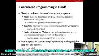 Download the video "CMU 15213/15513 CSAPP 深入理解计算机系统 Lecture 23 Concurrent Programming 中英字幕"