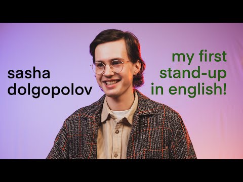 Sasha Dolgopolov in Deutschland. Neuer Standup auf Englisch 2025 | Kontramarka.de