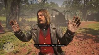 If Arthur keeps helping People during Free Roam, Micah will get angry and say this