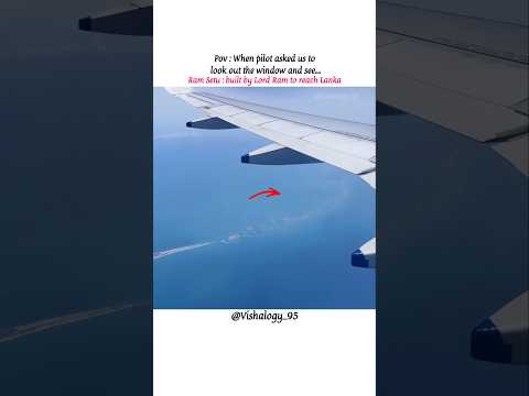 🏹Ram Setu From flight🚩|Dhanushkodi | Ram | #vishalogy_95 #ram #ramsetu #dhanushkodi #tamilnewslive