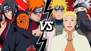 TORNEIO: AKATSUKI vs HOKAGES - QUEM É MAIS FORTE?