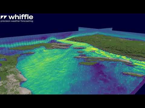 Bora wind in Senj, Croatia