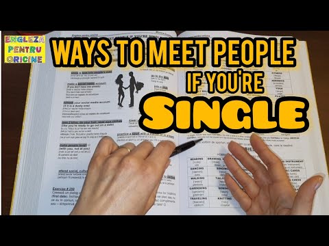 Lecţia # 236 – Ways to Meet People ❤👫❤ If You’re Single 😍