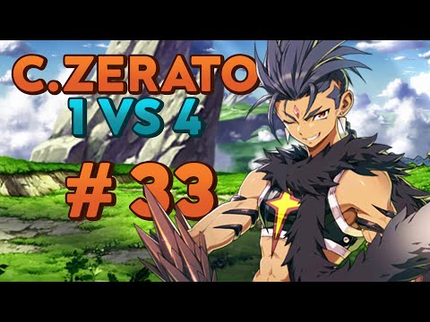 [E7 Clips] Champion Zerato 1 vs 4!  Epic Seven Streams #33