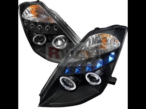 Spec-D Installation Video : 2003-2005 NISSAN 350Z Projector Headlights