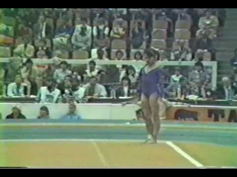 31st AA Laura Munoz FX - 1983 World Gymnastics Championships 9.500