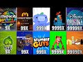 Random Top 10 Videos Getting 999999X Speed Part 36