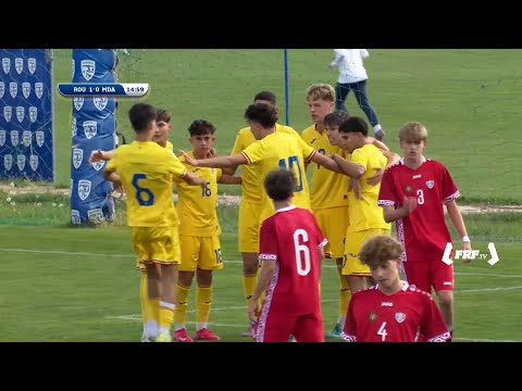 MOLDOVA U15, EȘEC ÎN AMICALUL CU ROMÂNIA U15
