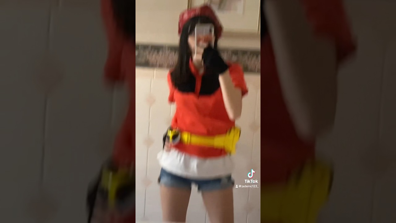 happy halloween. I’m May from Pokemon Ruby #cosplay #anime #pokemon #may #halloween #gameboy