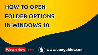 How to Open Folder Options in Windows 10 | Open File Explorer with options in Windows 10