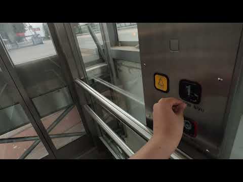 The Netherlands. Hoofddorp. Hoofddorp Train Station Bus Side. Wolter Dros Evli Elevators.