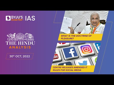 'The Hindu' Newspaper Analysis for 30 Oct 2022 | Current Affairs for Today | UPSC Prelims & IAS Prep