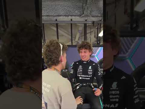 Marco Bezzecchi ve Kimi Antonelli Mercedes Garajında ! #kimiantonelli #marcobezzecchi