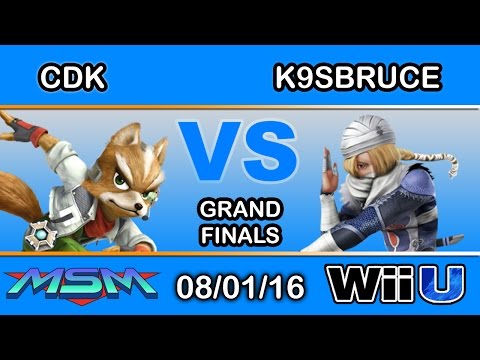 MSM 60 - A2 | CharlieDaKing (Fox) Vs. NIPS | K9sBruce (Sheik) Grand Finals - Smash Wii U