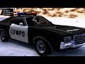 1972 Ford Gran Torino Police LVPD для GTA San Andreas видео 1