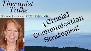 Crucial Communication Strategies!