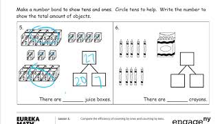 lesson 1 homework module 4 grade 1
