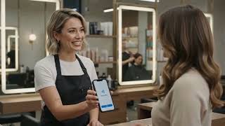 Salons can now accept payment using their phone!