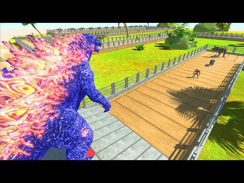 GODZILLA 2021 DEATH RUN ATTACK - Animal Revolt Battle Simulator