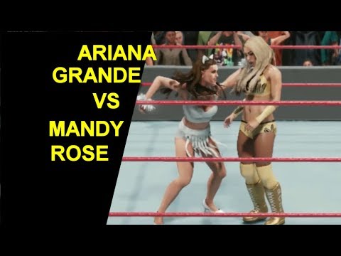 WWE 2K19 Ariana Grande vs Mandy Rose