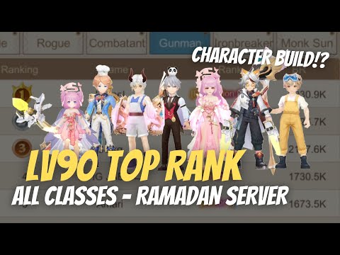 Lv90 Character Build All Classes from Top Rank at Ramadan Server - Cloud Song
