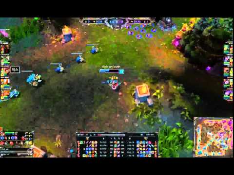 SKT T1 Faker( ziggs) play vs Yasuo KR soloQ 2014-06-05