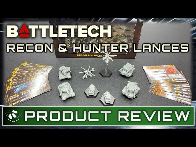 Vídeo relacionado con Catalyst Game Labs BattleTech | Mercenaries Forcepack | Battlefield Support Recon & Hunter Lances | Expansion | Miniature Game Ages 14+