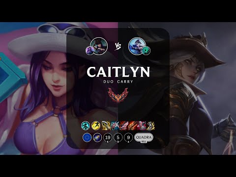 Caitlyn ADC vs Ashe - EUW Grandmaster Patch 13.17