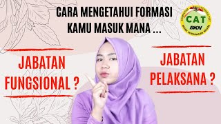 Ketahui Formasi Masuk Jabatan fungsional atau Jabatan Pelaksana, Penting Untuk Persiapan SKB CAT!