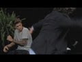 Justin Bieber whipped with belt by Zach Galifianakis ...