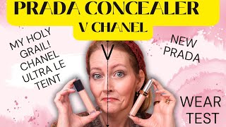 Prada Concealer V Chanel ULTRA LE TEINT (my holy grail on mature skin )