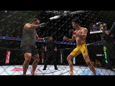 UFC4 Bruce Lee vs Laurel Hubbard EA Sports UFC - Super Fight