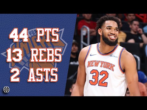 Karl-Anthony Towns 44 pts 13 rebs 2 asts vs Heat 24/25 season