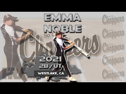 2021 Emma Noble Second Base and UT Softball Skills Video