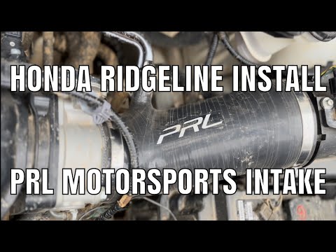 Install PRL MOTORSPORTS Honda Ridgeline 3.5L High Volume Intake Air Duct & Silicone Intake Hose Kit