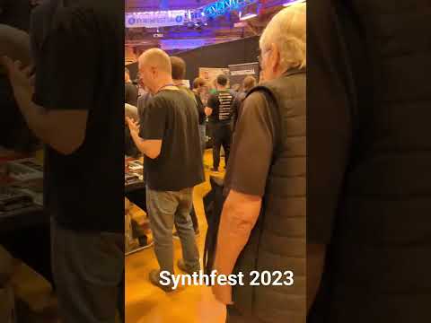 Synthfest 2023 Sheffield time lapse of exhibitors