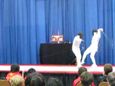 part of 2009 Summer Nationals Y14 Boys Foil Final Chang vs. Lee