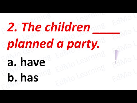 HAS or HAVE? Basic Grammar Test. Can you score 10/10?