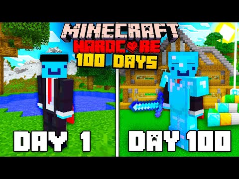 I Survived 100 Days in Minecraft Hardcore...