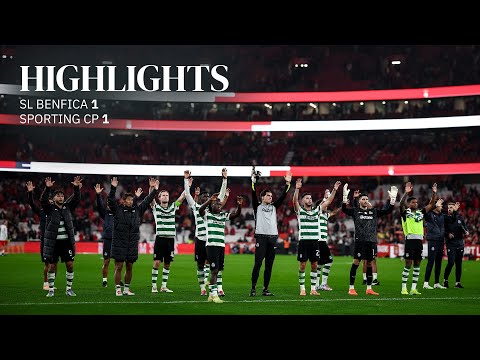 Resumo | Liga Portugal: SL Benfica 1-1 Sporting CP