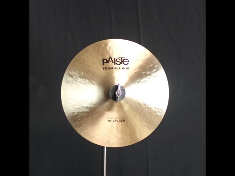 Paiste 10" Formula 602 Modern Essentials Splash - 301g (video demo) image 2