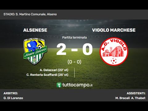 Alsenese VS Vigolo Marchese 2 - 0